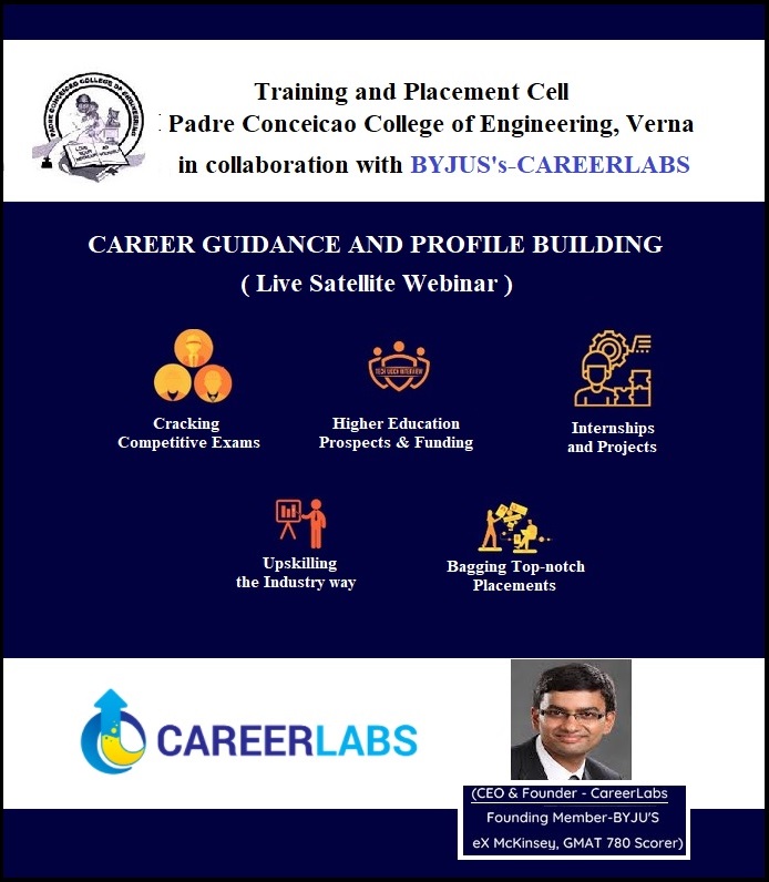 Read more about the article WEBINAR ON CAREER GUIDANCE AND PROFILE BUILDING