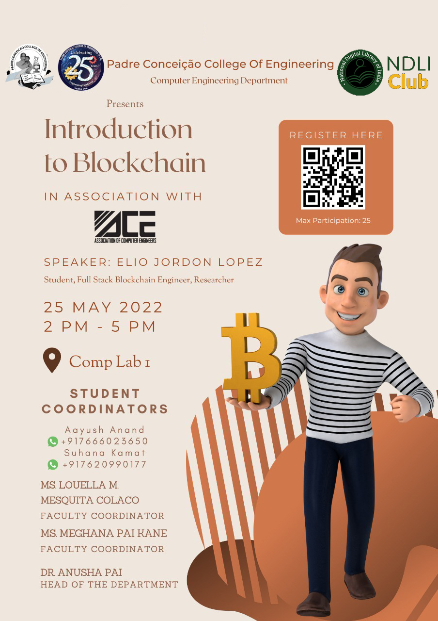 Read more about the article Workshop on Introduction to BlockChain Technology